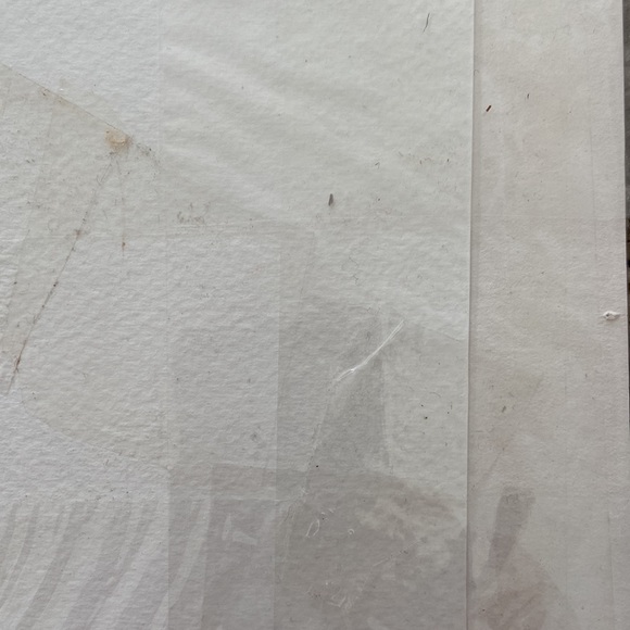 Water color of a European Bell Tower and Street picture wrapped in clear cover - Picture 8 of 10